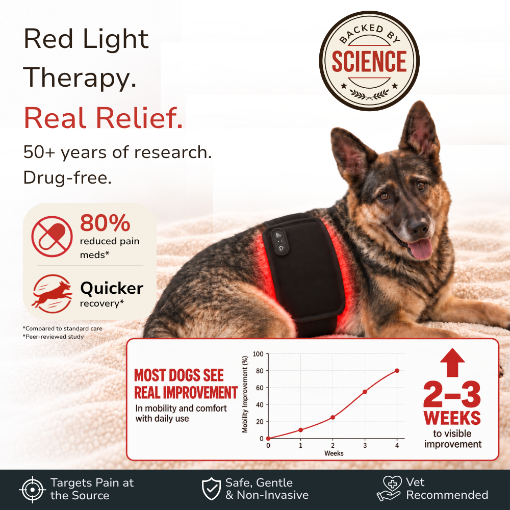 Zoomiepad™ Red Light Therapy Pad for Dogs