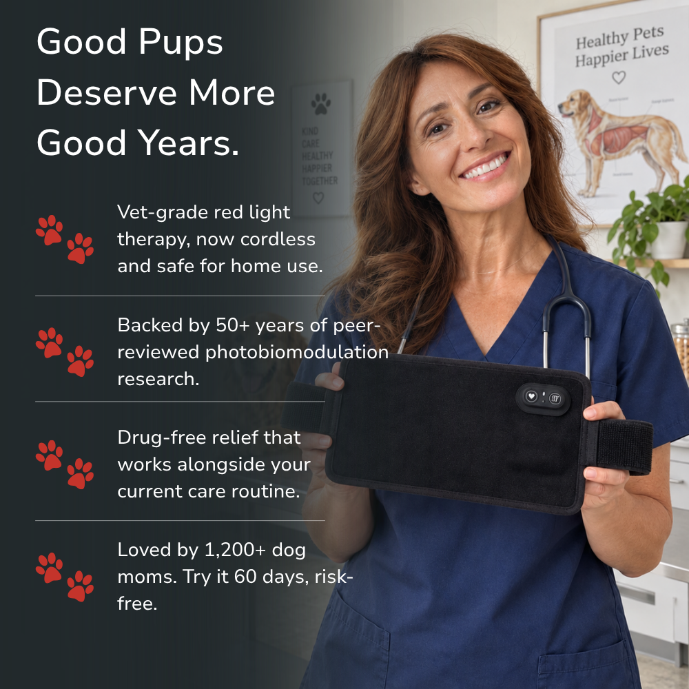Zoomiepad™ Red Light Therapy Pad for Dogs